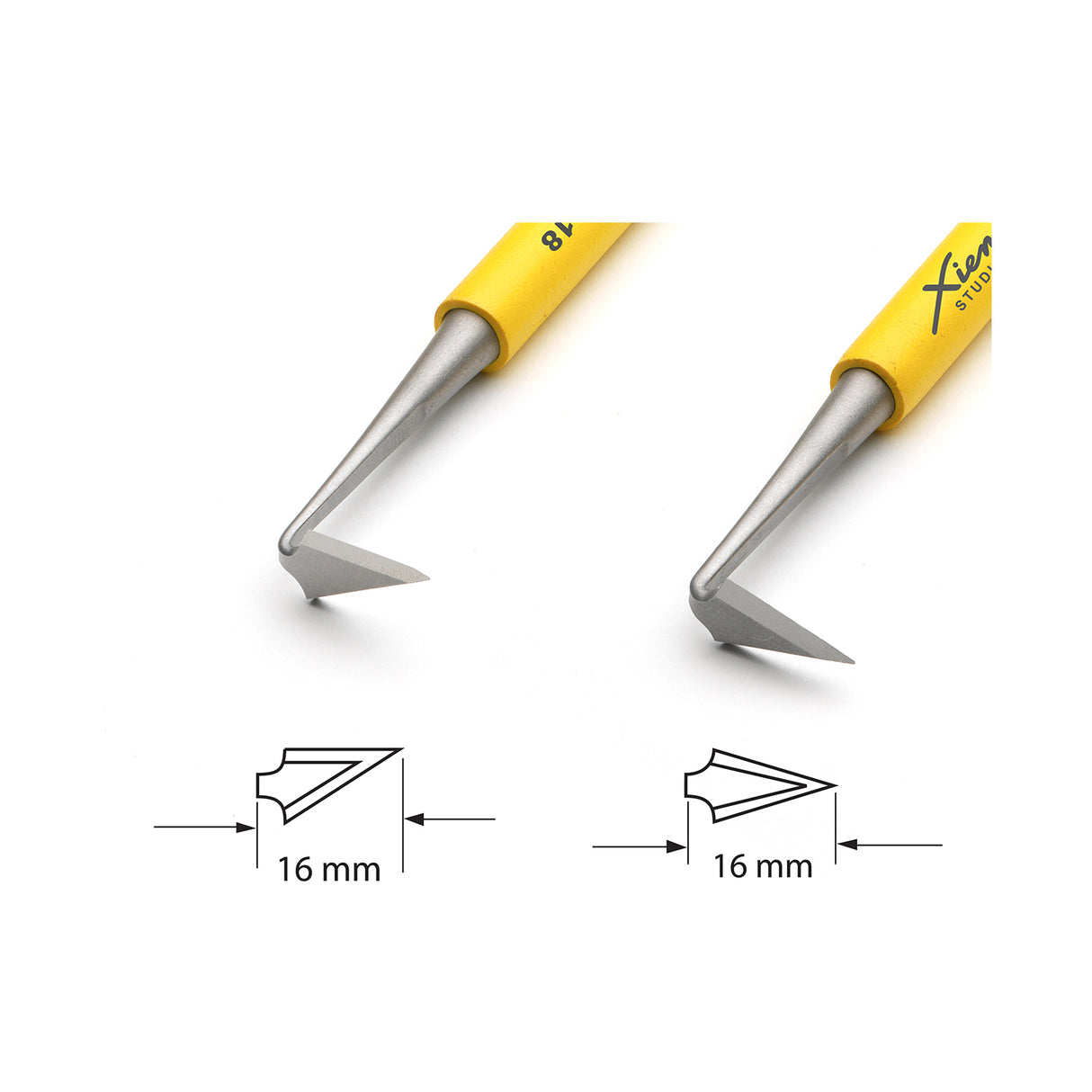 Xiem Tools Precision Clay Trimming Tool Set PSTS3T 10129 Closeup Bhoomi Pottery 2