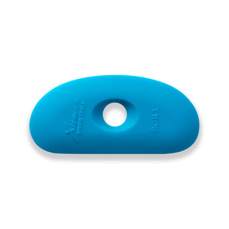 Xiem Tools Firm Blue Silicone Clay Rib 1 SCR1-B-10201 Bhoomi Pottery 1